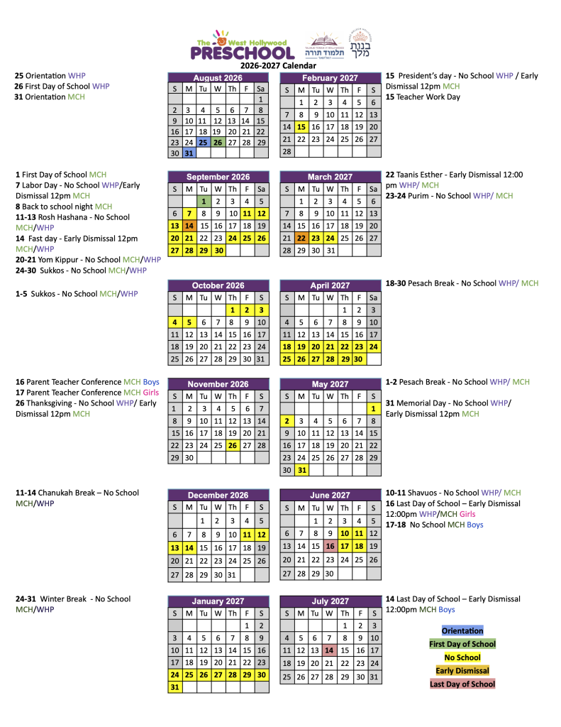 calendar 2026 2027